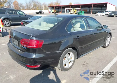 2013 Volkswagen Jetta Hybrid Sel из США, поврежденный, VIN 3VW637AJ6DM278791